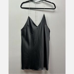 💕 Victoria's Secret Black Satin Slip with Jewel Straps 💕